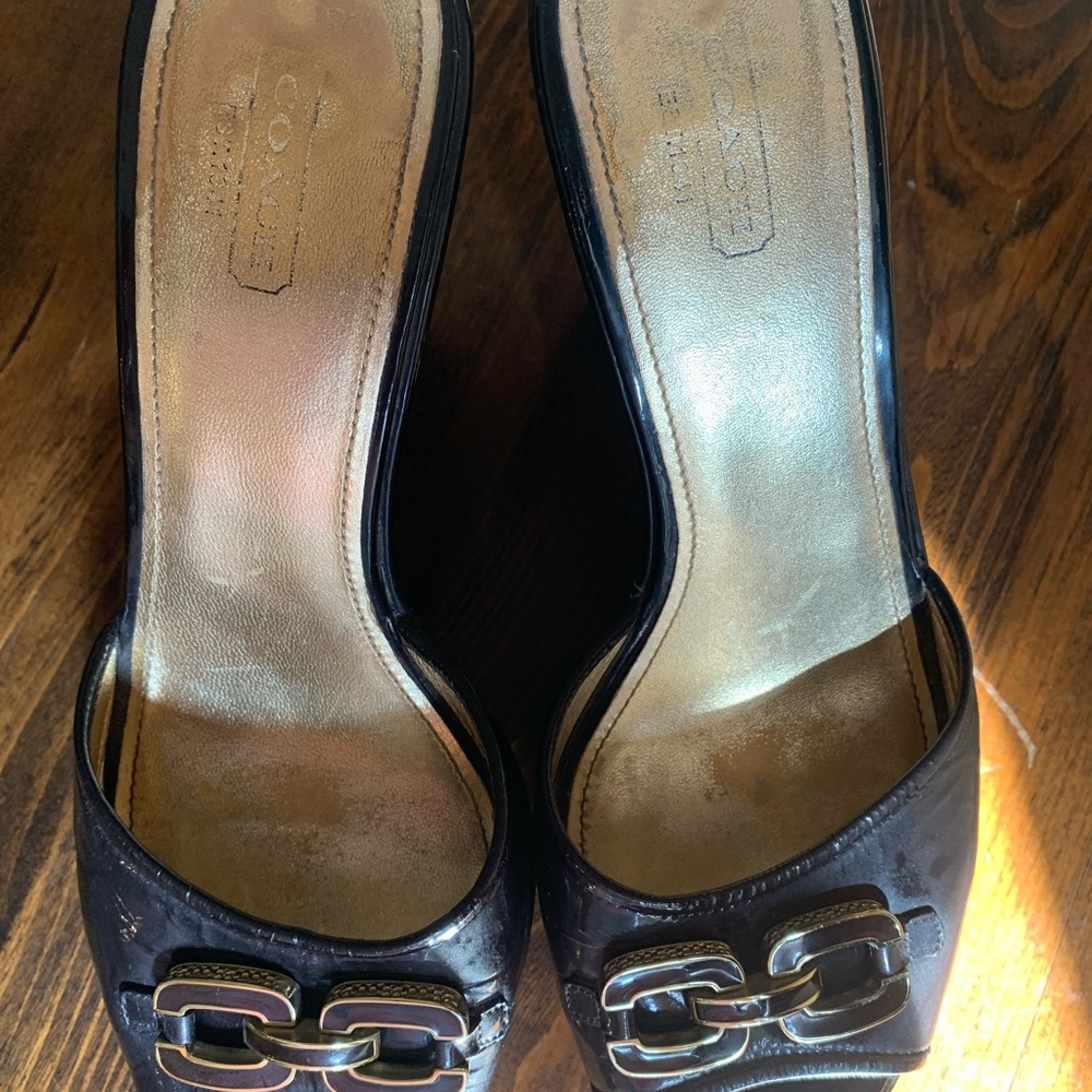 COACH Heels slip on  Women’s Size 9 - Picture 3 of 7